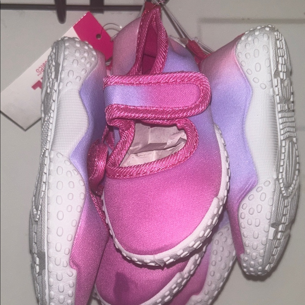 Pink Kids Shoes with Velcro Strap